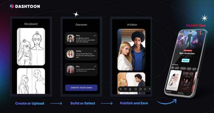 Dashtoon uses AI to turn storytellers into comic book artists