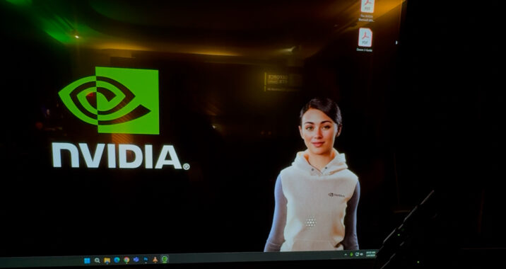 Nvidia's AI avatar sat on my computer screen and surprised